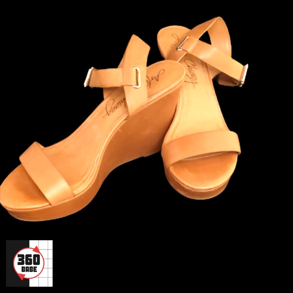 Arturo Chiang Tan ‘Pauline’ Wedge Sandal